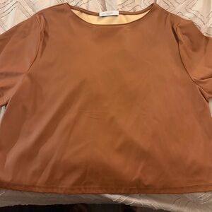 Ashley By 26 International Tan Blouse